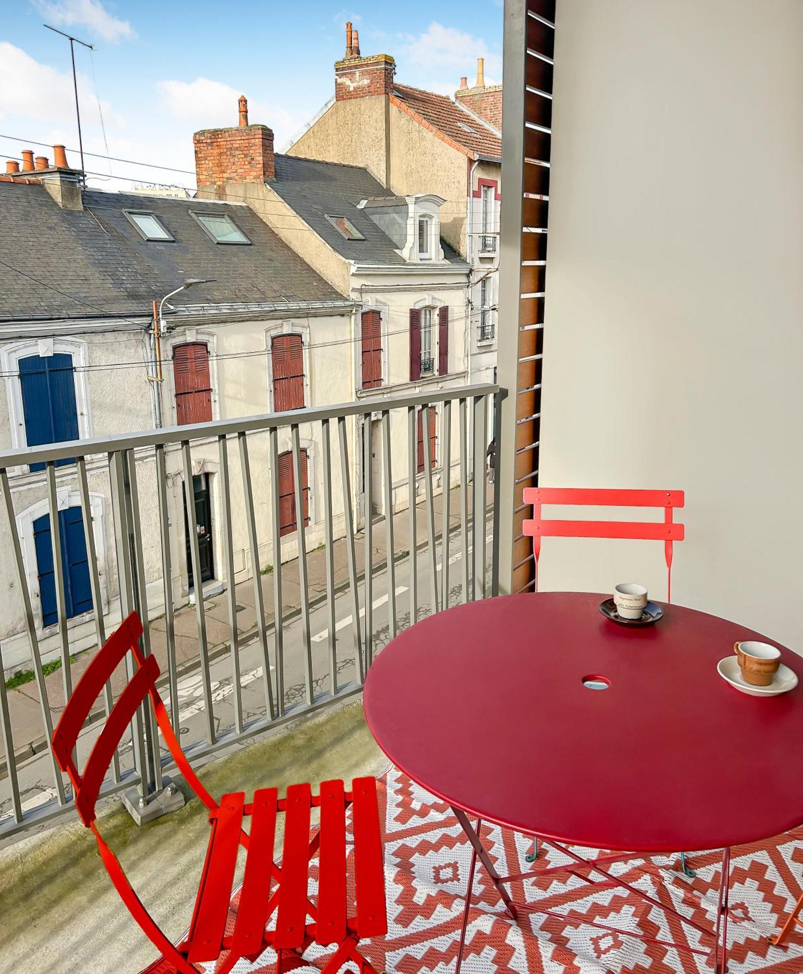 Balcon Prive & Deco Elegante Appartement