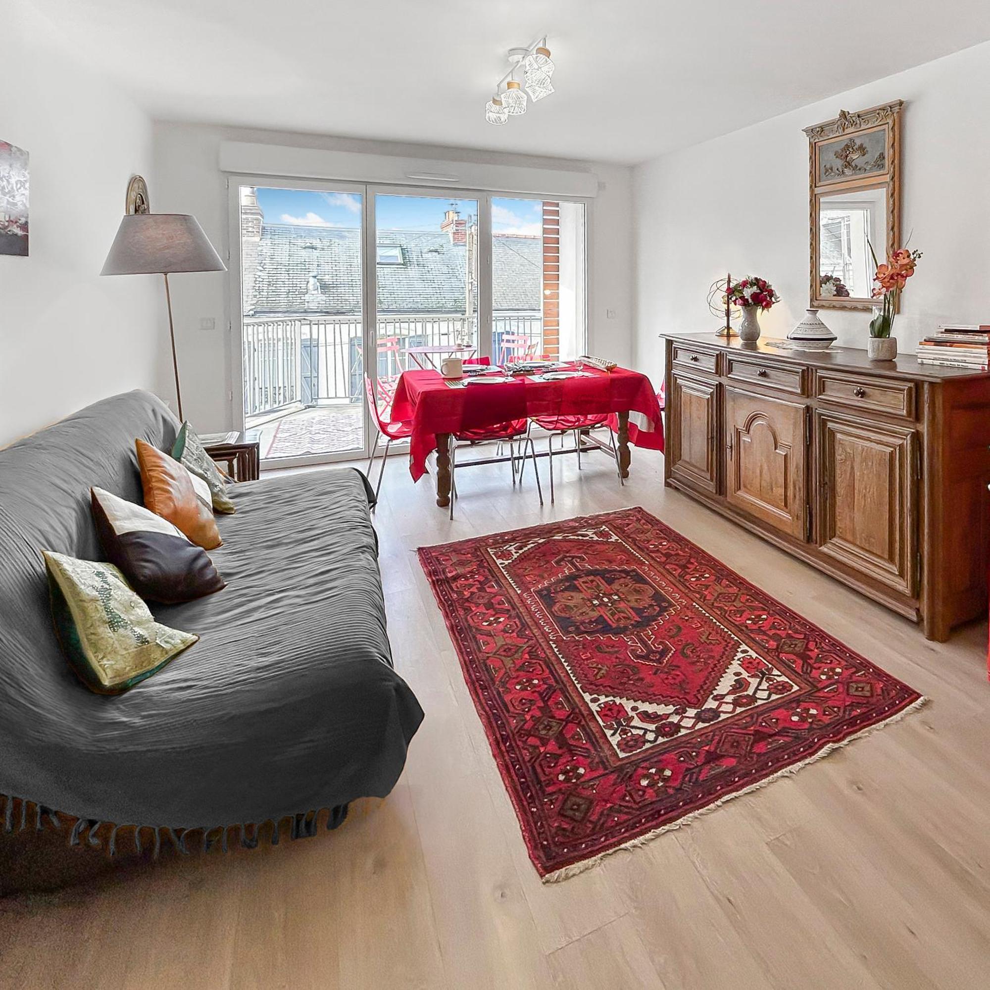 Appartement Balcon Prive & Deco Elegante Le Mans